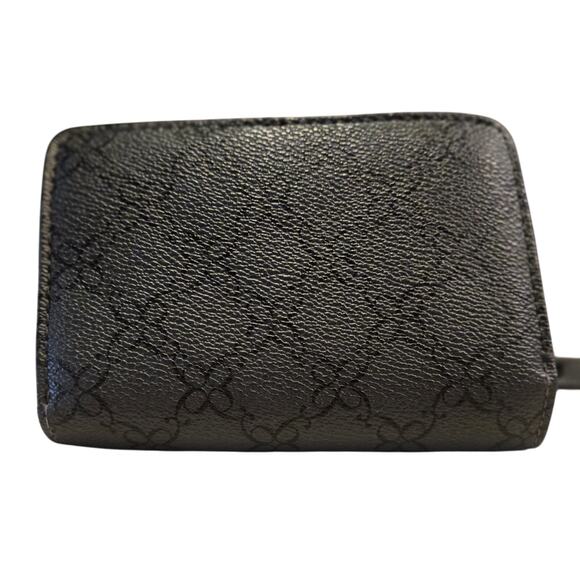 Nine West Gray & Black Wallet 7-Card Slots 4-Pockets 1-Zippered Magnetic Closure - Picture 2 of 5